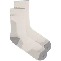 Icebreaker Hike+ Ultralight Crew Socken 1 Paar Ecru Heather/Alloy 38-40