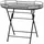 Siena Garden Como Serviertisch 41 x 67,5 x 60 cm schwarz matt/grau