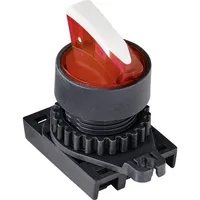 TRU Components TC-9860144 S2SRN-L3BR Wahlschalter Knebel Rot 2 x