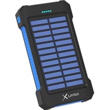XLayer Powerbank Plus Solar 8000 mAh Schwarz,