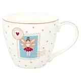 GREENGATE Becher CINDARELLA Xmas Weiß Goldrand | Gr.: onesize