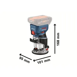 Bosch Professional GKF 18V-8 Akku-Kantenfräse solo inkl. L-Boxx (06016C2001)