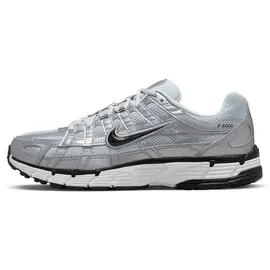 Nike P-6000 Damen White/Black/Metallic Silver 39