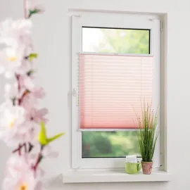 LIEDECO Klemmfix Plissee Pastell, verspannt altrosa