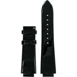 Tissot - Leder T10 Lederband Schwarz, Ohne Schnalle T610034574 - alligator-prägung,rind,schwarz