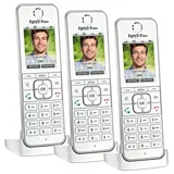 AVM 3x Schnurloses Telefon »FRITZ!Fon C6« weiß weiß