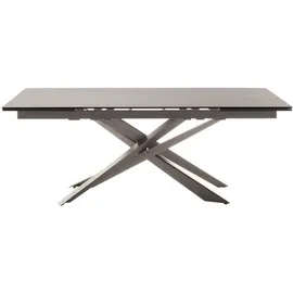 MCA Furniture MCA Tesero Auszugtisch Edelstahl/Keramik 200x100(300) cm