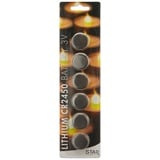 Best Season Star Ersatzbatterien für LED-Tischdeko "Teelicht" 6 Stück auf Karte, CR2450 3V,