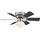 GLOBO RGB LED Deckenventilator 76 cm Silber