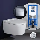 Geberit AquaClean Sela Komplett-SET Dusch-WC mit neeos Vorwandelement,,