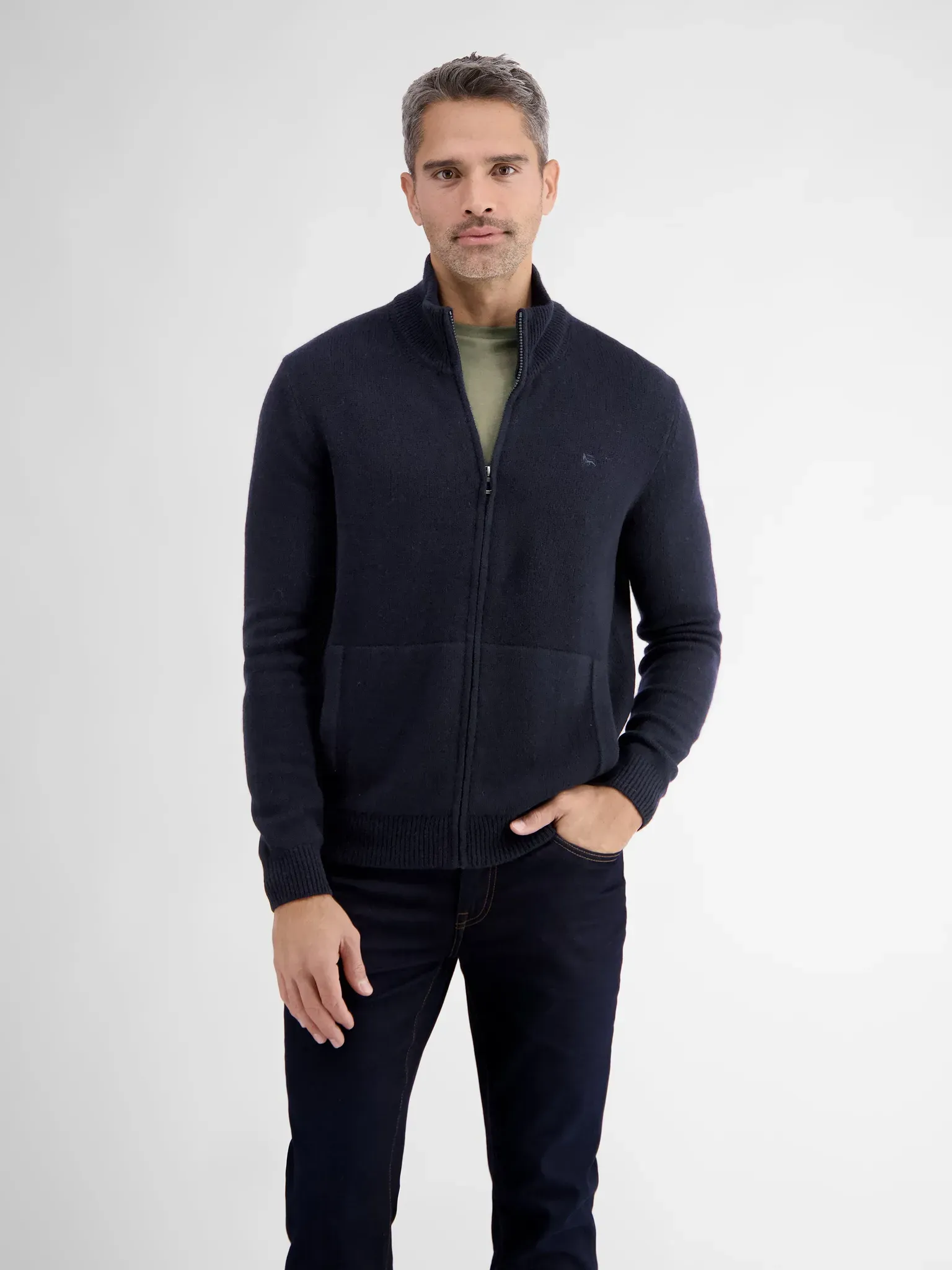 Woll-Cashmere-Cardigan - Classic Navy - L