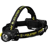 Ledlenser H7R Work LED, Aufladbar Mit Lithium Akku, Wasserdicht IP67, 1000 Lumen, High CRI, Fokussierbar, Stufenlos Dimmbar, Leuchtweite 250m, Mit Helmclips, USB Magnetladekabel