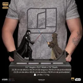 Iron Studios Star Wars Deluxe Art Scale Statue 1/10 Darth Vader Vs Obi-Wan Kenobi 24 cm