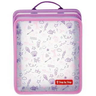 Step By Step Faltbare Heftbox Pink