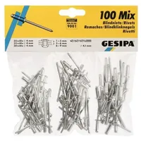 Gesipa 1433667 Blindniete 100 Teile