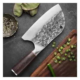 Muxel Metzgermesser, Hackbeil oder Universalmesser Dieses serbische Kochmesser liegt gut in der Hand, ist Rasiermesserscharf ist Outdoor Messer als auch