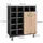 Vicco Wäscheschrank Fynn Anthrazit/Goldkraft Eiche 78.4 x 91.6 cm