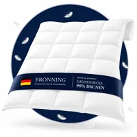 Bettdecke 135x200 Ganzjahr - 90% Daunen - Made in Germany Daunendecke
