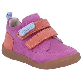 Richter Samy WMS: mittel Lauflernschuh Sneaker im Colorblocking-Look, Größenschablone zum Download rosa|rot 22 EU