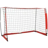 vidaXL Fußballtor Schwarz 184 x 91 x 124,5 cm 93374