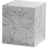 KADIMA DESIGN MONOBLOC Weiß Marmor 40 x 40 x 45 cm
