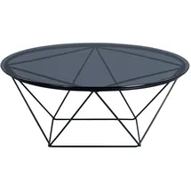 M2 Kollektion Couchtisch - schwarz ¦ Maße cm) H: 36 Ø: 90.0