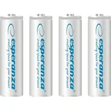 Esperanza Wiederaufladbare Batterien AA 2000 mAh 4 St.