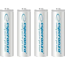Esperanza Wiederaufladbare Batterien AA 2000 mAh 4 St.