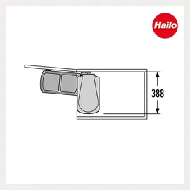 HAILO Duo 8 l Schwarz