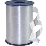 Präsent Geschenkband AMERICA matt silber 10,0 mm x 250,0 m
