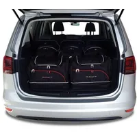 KJUST Dedizierte Reisetaschen 5 stk kompatibel mit VW SHARAN II 2010+ Car Bags