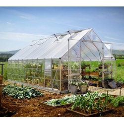 Palram - Canopia Aluminium Gewächshaus Balance 1020 | Silber | 604x304x257 cm