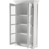 ebuy24 Vitrine Provence mit 2 Glastüren, 100 cm)