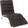 W.Schillig Relaxliege daily dreams Leder/Polyester 75 x 91 x 170 cm braun mit Kissen