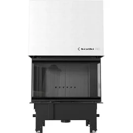 Kratki Regnor 800/400 Stahl Schwarz/Abdeckplatte Glas