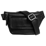 Spikes & Sparrow Gürteltasche WAIST BAG«, echt Leder, schwarz