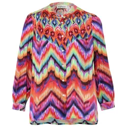 Blouse en satin  Grace multicolore