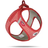 Curli Vest Harness Merino curli Clasp Red S