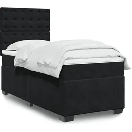 vidaXL Boxspringbett 180 x 200 cm Schwarz