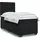 vidaXL Boxspringbett 180 x 200 cm Schwarz