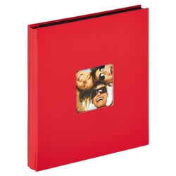 Walther Design Einsteck-Fotoalbum Fun Einsteckalbum, Einsteckalbum, 400 Fotos à 10x15 cm rot
