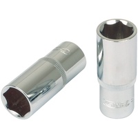 KS Tools 1/4" CHROMEplus Sechskant-Stecknuss, lang, 13/32"