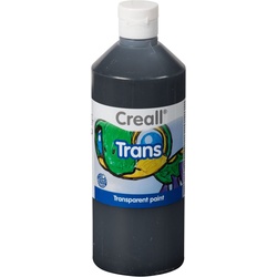 Creall Transparante Verf Zwart, 500ml