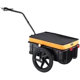 Fahrrad-Lastenanhänger, 88 lbs Tragkraft, robuster Fahrradwagen, faltbar, kompakt zu verstauen, mit Universalkupplung, wasserdichter Abdeckung, 16...