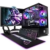 Vibox V-212 Gaming PC Set Komplett • Monitor 23 Zoll • AMD Ryzen 5 5500 6-Kern • Nvidia RTX 5060 Ti 8GB • 16GB RAM • 1TB SSD • Windows 11 • WLAN