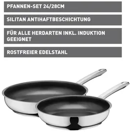 Silit Calabria 7116001759 Pfannen-Set 2-tlg. 24 cm + 28 cm