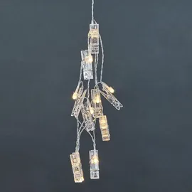 BUTLERS LED-Lichterkette 2 m Transparent