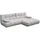 KAWOLA Ecksofa VIVIEN silber Cord