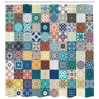 ABAKUHAUS Duschvorhang 175 x 180 cm mehrfarbig