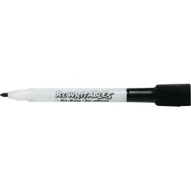 NOBO Rexel wiederbeschreibbare, trocken abwischbare Mini-Marker – farblich sortiert, 6er-Pack